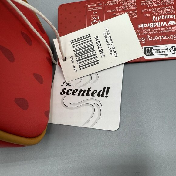 Loungefly Strawberry Shortcake & Custard Scented Crossbody Bag Purse NEW - Picture 5 of 6